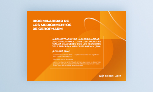 Biosimilaridad de los medicamentos de GEROPHARM