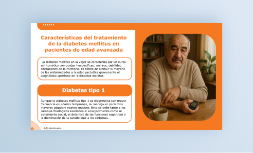 Características del tratamiento  de la diabetes mellitus en  pacientes de edad avanzada